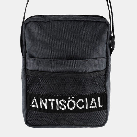 Сумка AntiSocial Messenger Bag Black-White