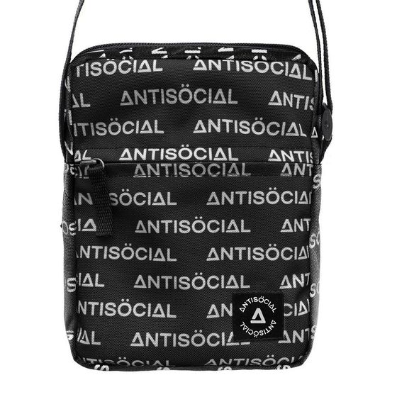 Сумка AntiSocial Messenger Bar Logo Black