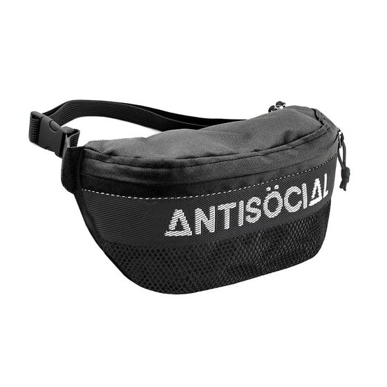 Сумка Antisocial Waist Bag Classic Черный Black-White
