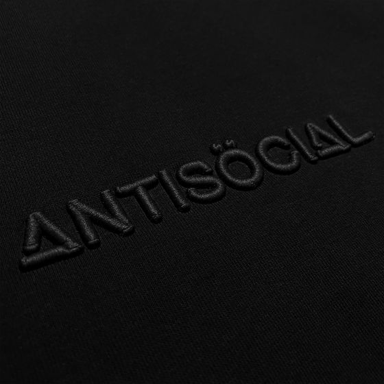 Толстовка Antisocial 3D Logo Черный