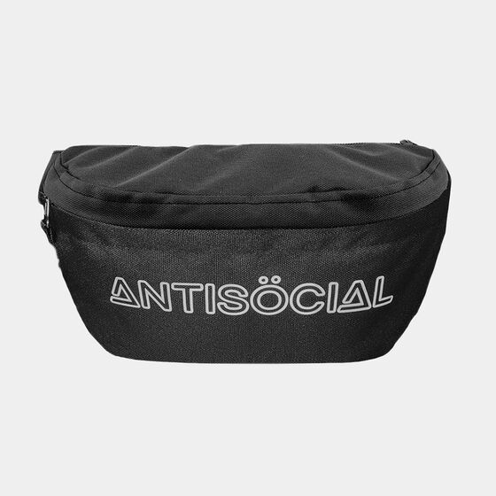 Сумка Antisocial Waist Bag Reflective Черный