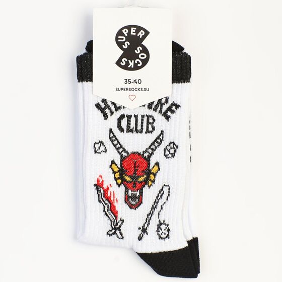 Носки Super Socks Hellfire Club Белый