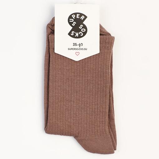 м Носки Super Socks Basic Коричневый