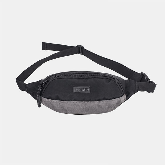 Сумка Codered Hip-Bag Черный/Серая иск. замша